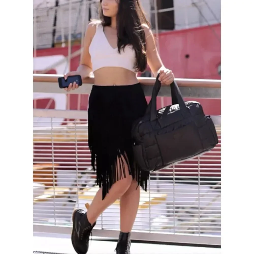 7AM Enfant SoHo Diaper Satchel in Black ~ Excellent